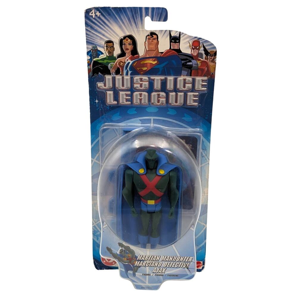 Justice League Martian Manhunter Ajax Mattel Action Figure 2005 Sealed New